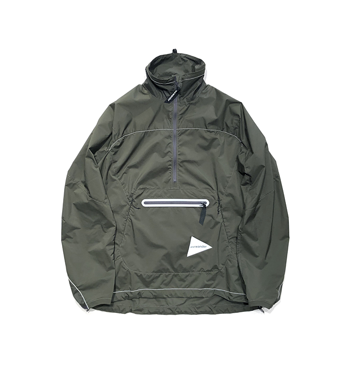 and wander Weave Windy Pullover Jacket